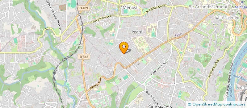 localisation de l'entreprise MADAME PRISCA COTTIN  LYON