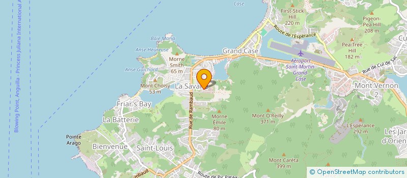 localisation de l'entreprise MADAME PRISCA DENIS  SAINT-MARTIN