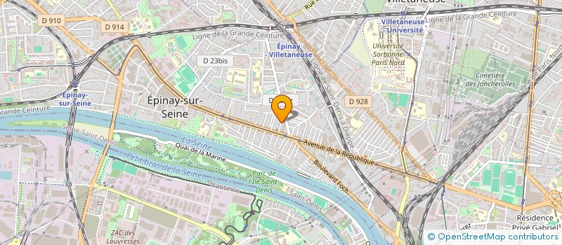 localisation de l'entreprise MADAME PRISCA DIANE DIONGA à EPINAY-SUR-SEINE