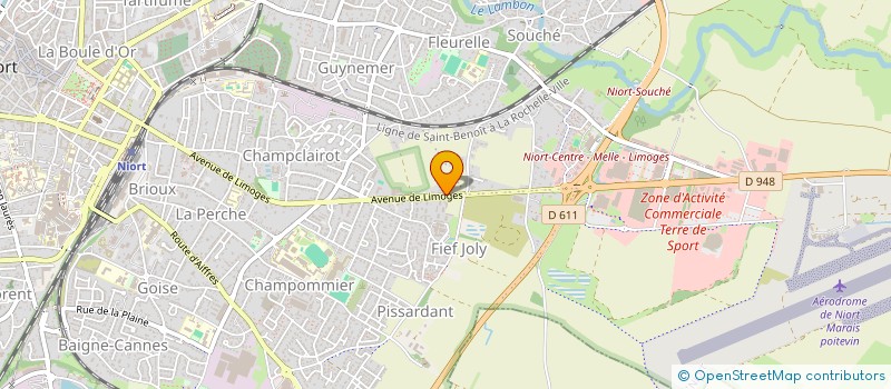 localisation de l'entreprise MADAME PRISCA EDJOUGOU GNAGALEKA à NIORT