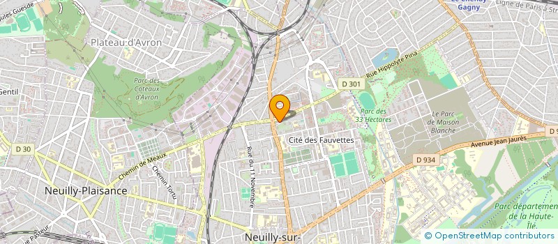 localisation de l'entreprise MADAME PRISCA FOKOU à NEUILLY-SUR-MARNE