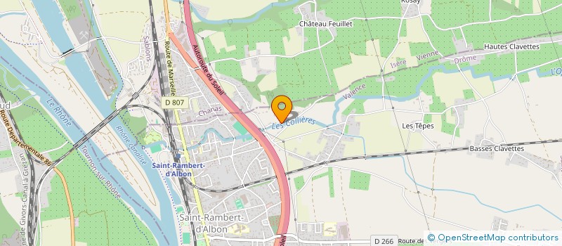 localisation de l'entreprise MADAME PRISCA FREYER  SAINT RAMBERT D'ALBON