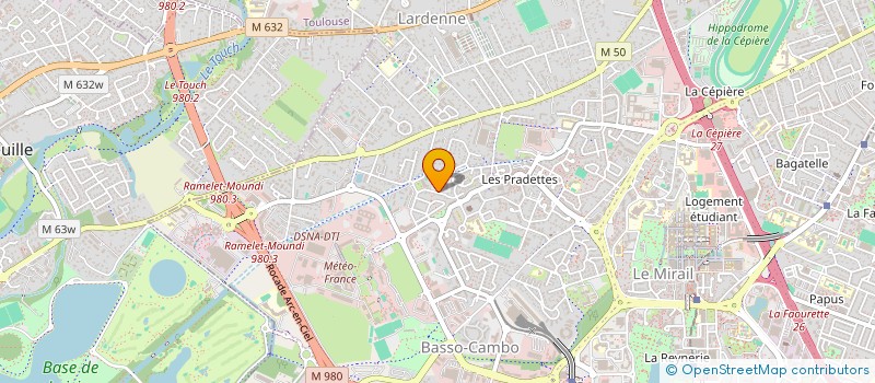 localisation de l'entreprise MADAME PRISCA NAZE  TOULOUSE