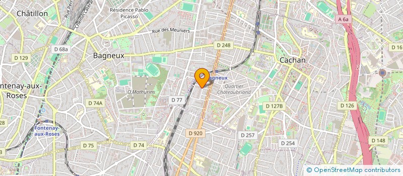 localisation de l'entreprise MADAME PRISCA ONANGA à BAGNEUX