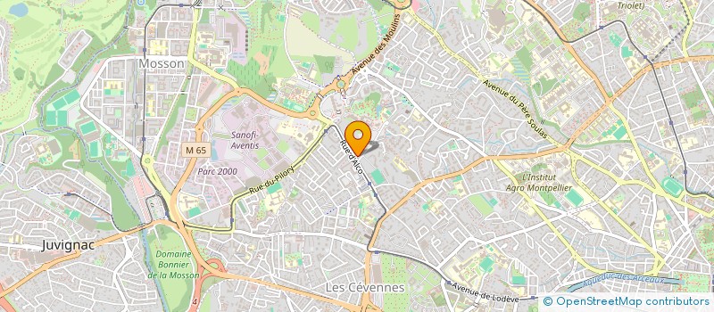 localisation de l'entreprise MADAME PRISCA PETROKONI ZEZE à MONTPELLIER