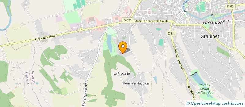 localisation de l'entreprise MADAME PRISCA RIVEYRAN  CHERONNAC