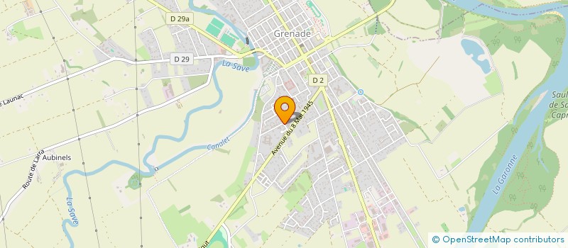 localisation de l'entreprise MADAME PRISCA SALANY  GRENADE