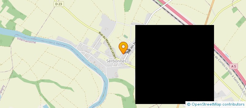 localisation de l'entreprise MADAME PRISCA TRINQUIER  SERBONNES