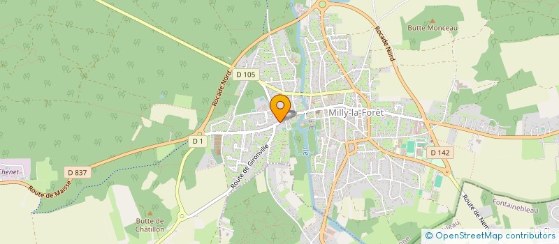 localisation de l'entreprise MADAME PRISCA VERNIOL  MILLY-LA-FORET