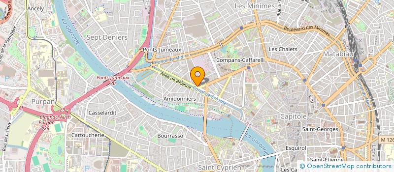 localisation de l'entreprise MADAME PRISCA WATTEBLED  TOULOUSE