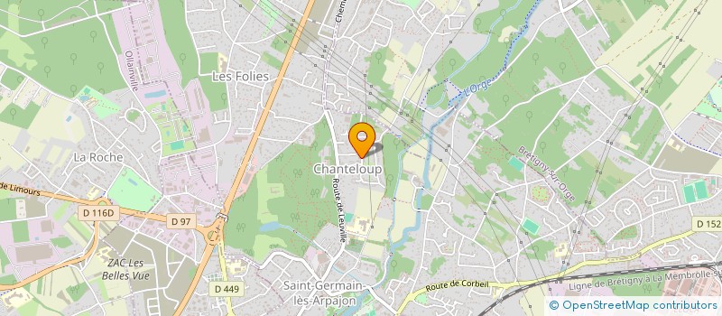 localisation de l'entreprise MADAME PRISCIANA REFFIER à SAINT-GERMAIN-LES-ARPAJON