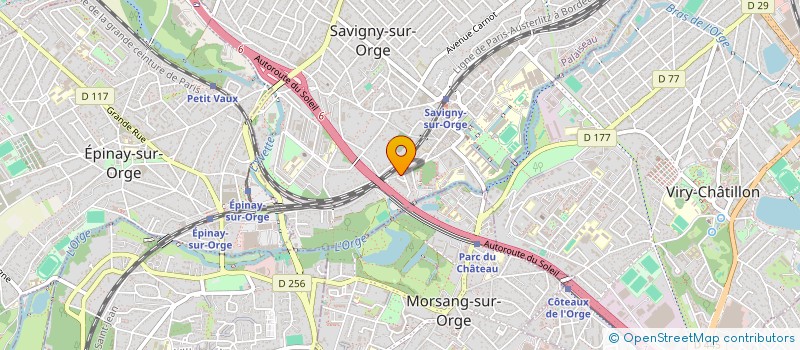 localisation de l'entreprise MADAME PRISCILA BARROS DE CASTRO  SAVIGNY-SUR-ORGE