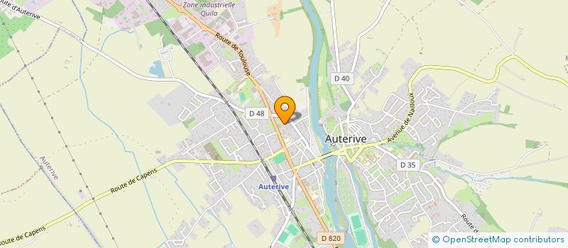 localisation de l'entreprise MADAME PRISCILA LEBLET  AUTERIVE