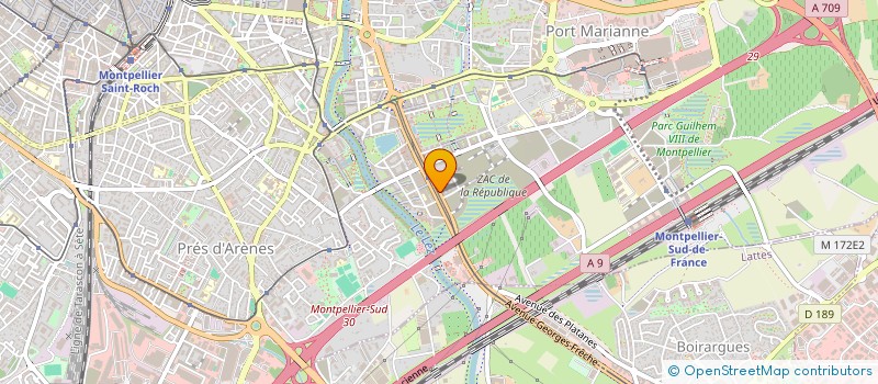 localisation de l'entreprise MADAME PRISCILA LOIS RAMIREZ à MONTPELLIER
