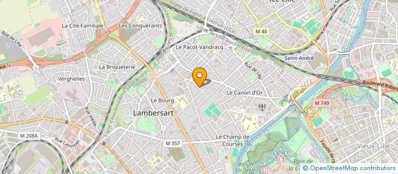 localisation de l'entreprise MADAME PRISCILE ARBAULT à LAMBERSART