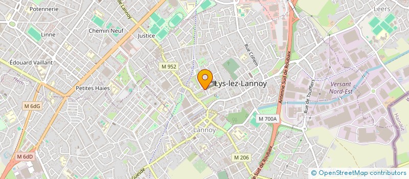 localisation de l'entreprise MADAME PRISCILIA BARAFFE  LYS-LEZ-LANNOY