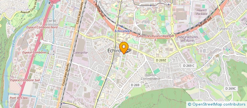 localisation de l'entreprise MADAME PRISCILIA BONNARD  ECHIROLLES