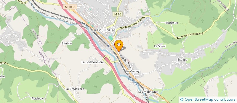 localisation de l'entreprise MADAME PRISCILIA BRAS  LA FOUILLOUSE