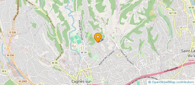 localisation de l'entreprise MADAME PRISCILIA EDOUIN à CAGNES-SUR-MER