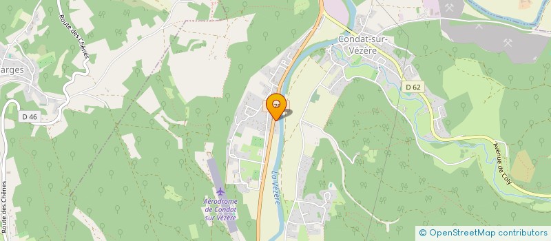 localisation de l'entreprise MADAME PRISCILIA MERCADIE  CONDAT-SUR-VEZERE