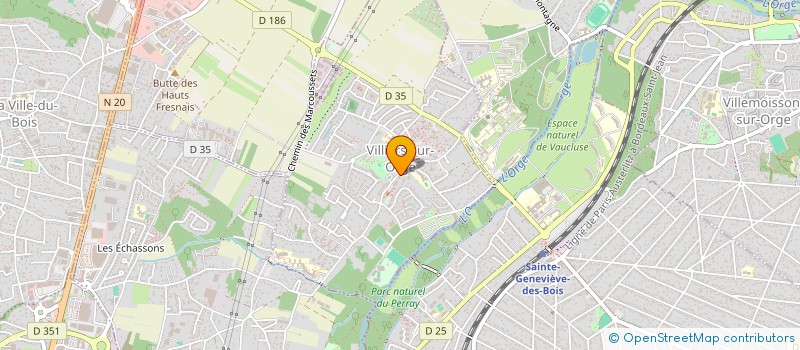 localisation de l'entreprise MADAME PRISCILIA MORI  VILLIERS-SUR-ORGE