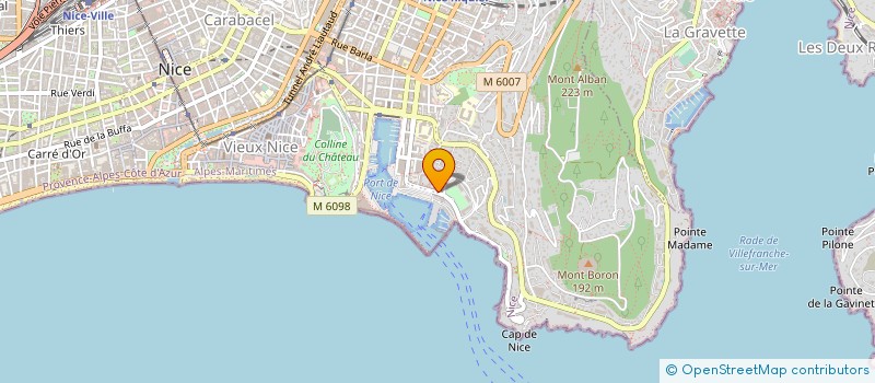 localisation de l'entreprise MADAME PRISCILIA TROIA à NICE