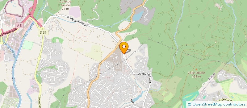 localisation de l'entreprise MADAME PRISCILLA ABDALLAH à FREJUS