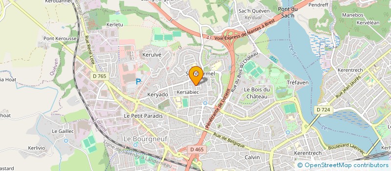 localisation de l'entreprise MADAME PRISCILLA ATTIEH à LORIENT