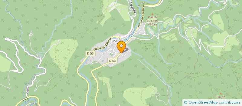 localisation de l'entreprise MADAME PRISCILLA BARRIERE  VABRE