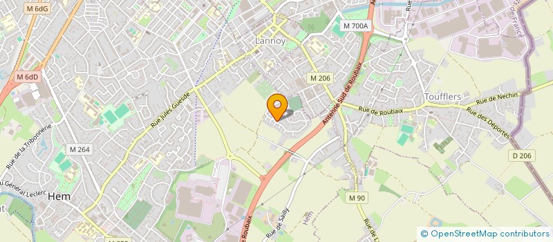 localisation de l'entreprise MADAME PRISCILLA BATAILLE  HEM