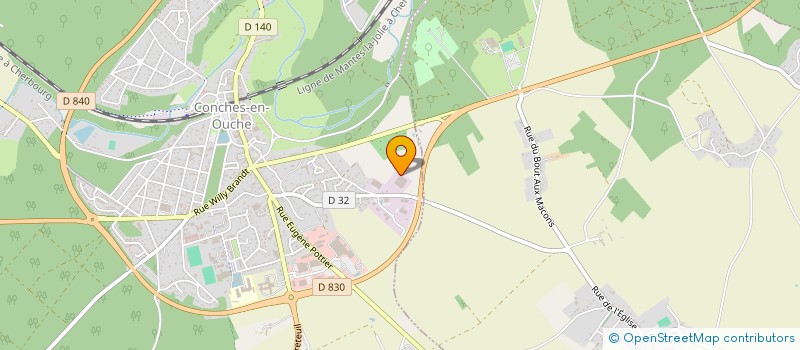 localisation de l'entreprise MADAME PRISCILLA BERTHAUX  CONCHES-EN-OUCHE