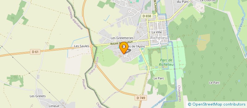 localisation de l'entreprise MADAME PRISCILLA BERTON  RICHELIEU