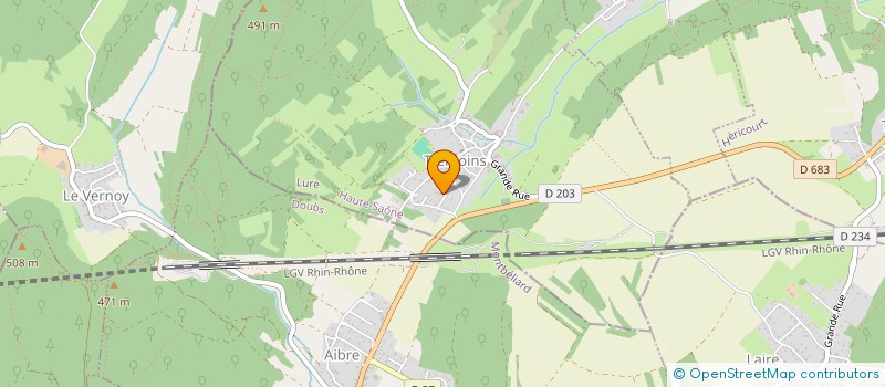 localisation de l'entreprise MADAME PRISCILLA BEUCLER  TREMOINS