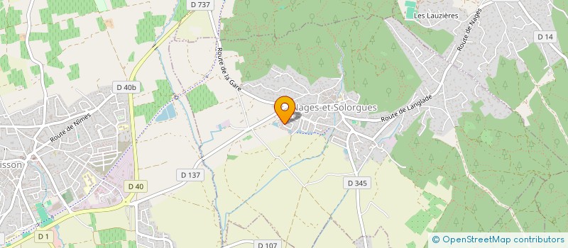 localisation de l'entreprise MADAME PRISCILLA BOULIC  NAGES-ET-SOLORGUES