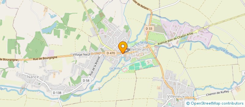 localisation de l'entreprise MADAME PRISCILLA BUGUET  BLETTERANS