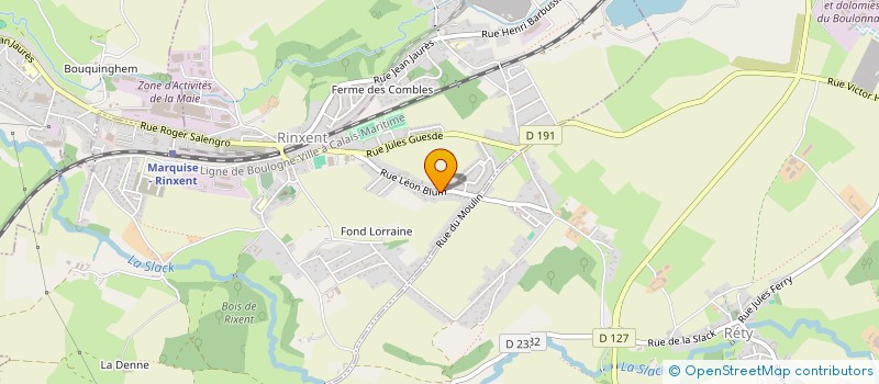 localisation de l'entreprise MADAME PRISCILLA CAMEL  RINXENT