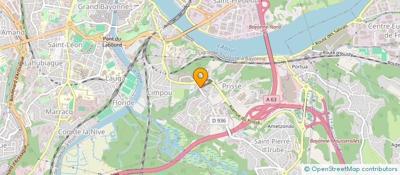 localisation de l'entreprise MADAME PRISCILLA CAPDEVILLE  SAINT-PIERRE-D'IRUBE