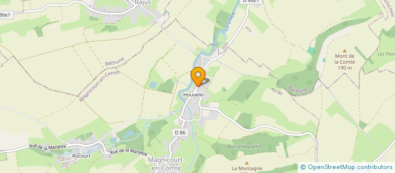 localisation de l'entreprise MADAME PRISCILLA CAPRON  MAGNICOURT-EN-COMTE