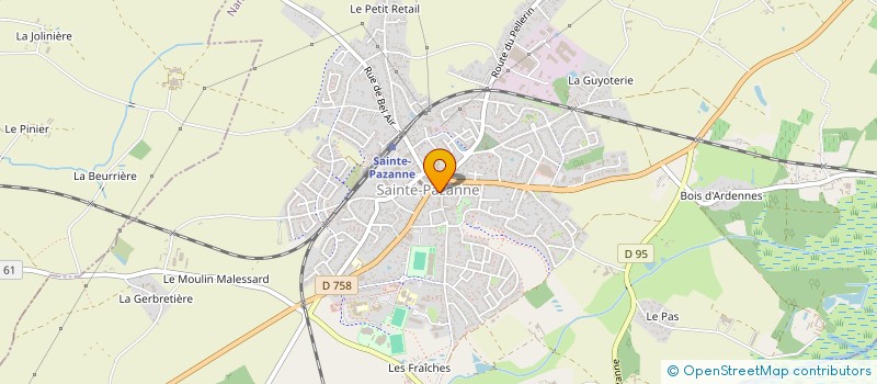 localisation de l'entreprise MADAME PRISCILLA CHERI à SAINTE-PAZANNE