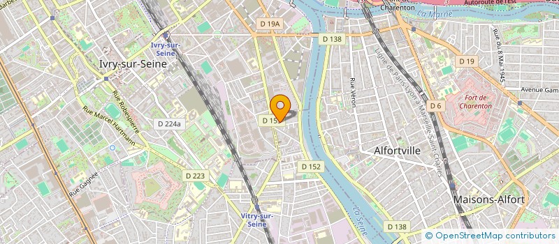 localisation de l'entreprise MADAME PRISCILLA CHINAN  VITRY-SUR-SEINE