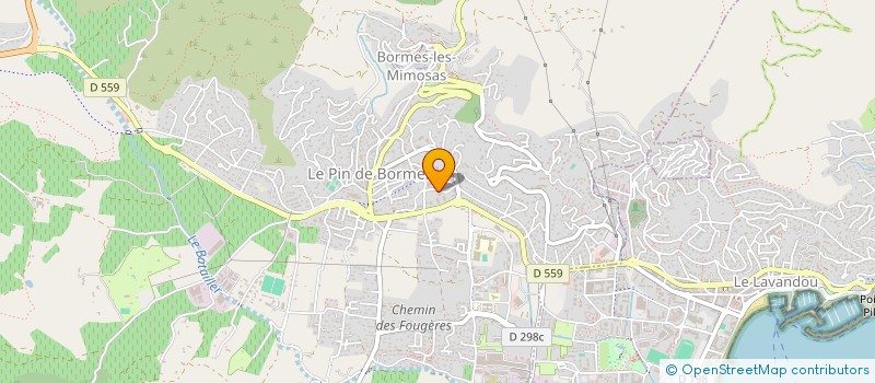 localisation de l'entreprise MADAME PRISCILLA CLERC  BORMES-LES-MIMOSAS