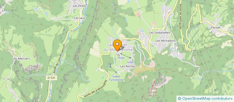 localisation de l'entreprise MADAME PRISCILLA COMBAUD  SAINT-NIZIER-DU-MOUCHEROTTE