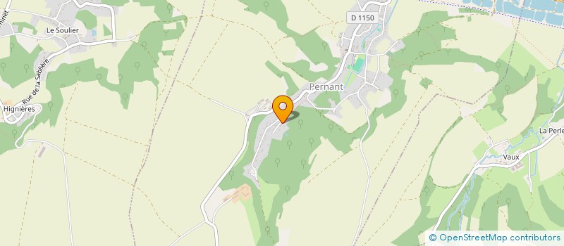 localisation de l'entreprise MADAME PRISCILLA COULON  PERNANT