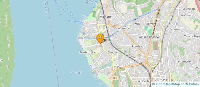 localisation de l'entreprise MADAME PRISCILLA DA COSTA  AIX-LES-BAINS