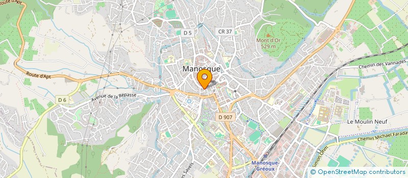 localisation de l'entreprise MADAME PRISCILLA DANSIN  MANOSQUE