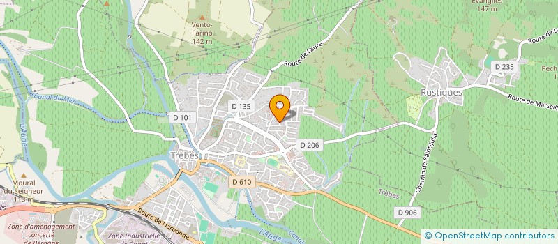 localisation de l'entreprise MADAME PRISCILLA DECARPIGNY  TREBES