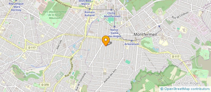 localisation de l'entreprise MADAME PRISCILLA DEFACHELLE à MONTFERMEIL