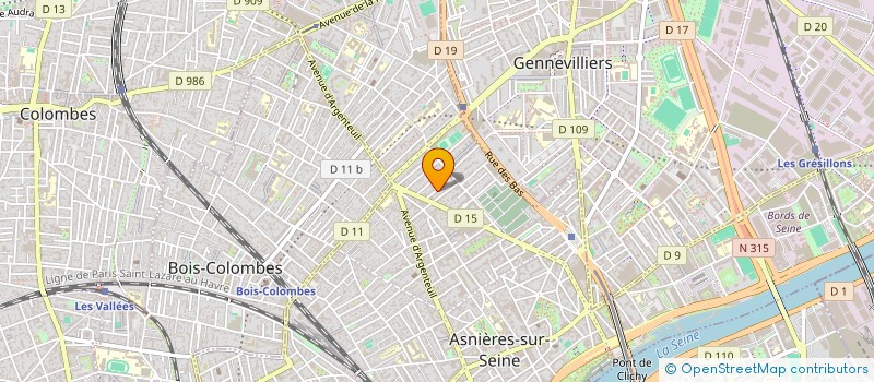 localisation de l'entreprise MADAME PRISCILLA DEFIEUX  ASNIERES-SUR-SEINE