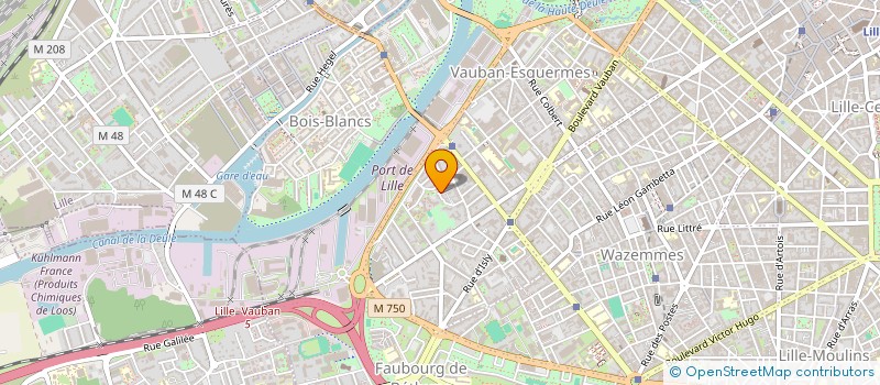 localisation de l'entreprise MADAME PRISCILLA DERNONCOURT à LILLE