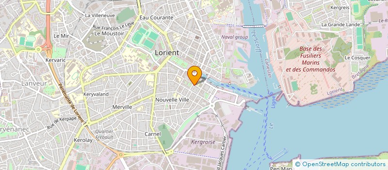 localisation de l'entreprise MADAME PRISCILLA DUBOIS  LORIENT